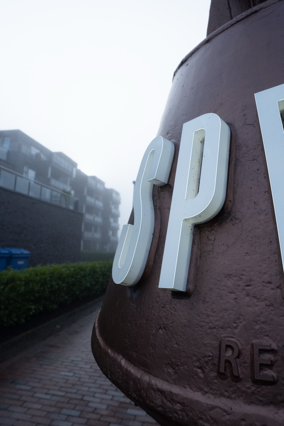 3D-Buchstaben Detail Speicher Emden – Schilder Werbetechnik Ostfriesland